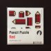 Photo1: Pencil Puzzle Red<65g> (1)