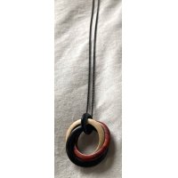 Tri Wooden Pendant (Red) 